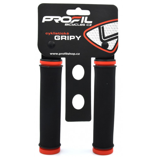 Gripy PROFIL G103 černo-červené