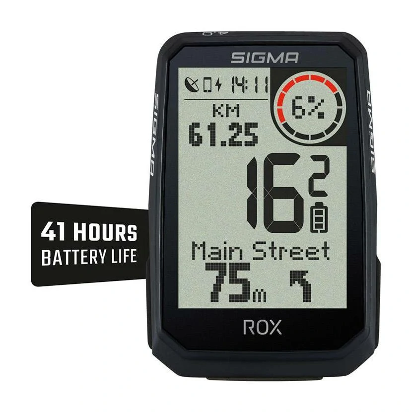 Počítač Sigma ROX 4.0 Endurance HR set 01068, černý