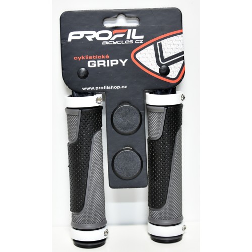 Gripy PROFIL G308 imbus 130mm černo-bílé