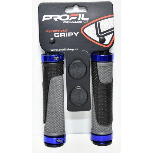 Gripy PROFIL G308 imbus 130mm černo-modré
