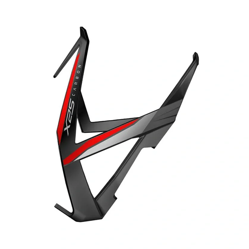 Košík na láhev RaceOne X25 CARBON černá/červená 