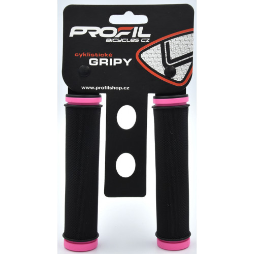 Gripy PROFIL G103 černo-růžové