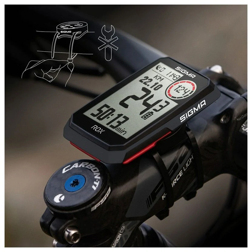 Počítač Sigma ROX 4.0 SENSOR SET 01064, černý 