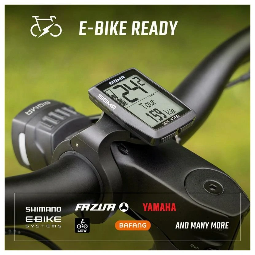 Sigma EOX® VIEW 700 47250, pro e-bike