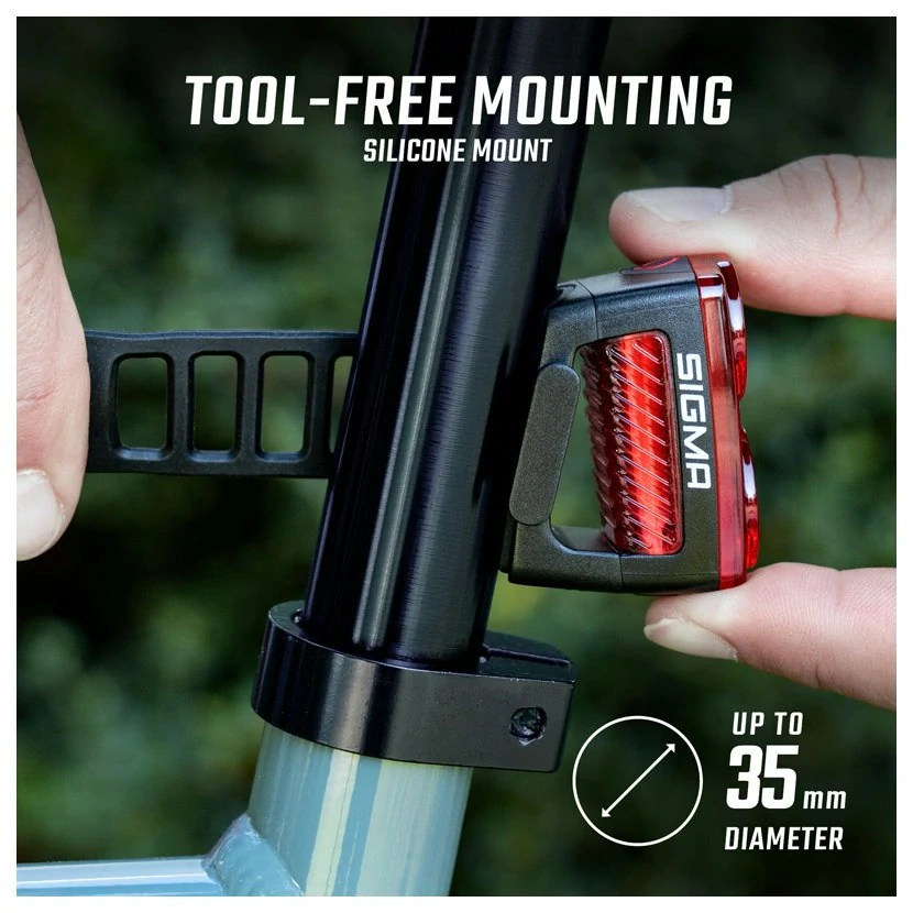 Zadní Sigma Buster RL 150 15600, s brzdovým světlem 