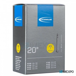 Duše SCHWALBE 20" SV7 40/60-406/428 galuskový ventilek 60mm