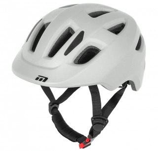 Přilba MAXBIKE MELVI, XS 46-51 cm, stříbrná