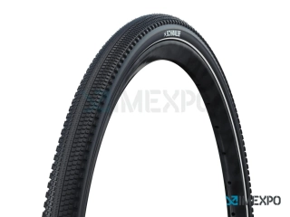 Plášť Schwalbe G-One comp plus 35-622 PunctureGuard Green reflexní pruh