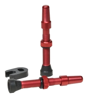 Bezdušový ventilek CST VL-CS003 Aluminuim 40mm červený /2ks/