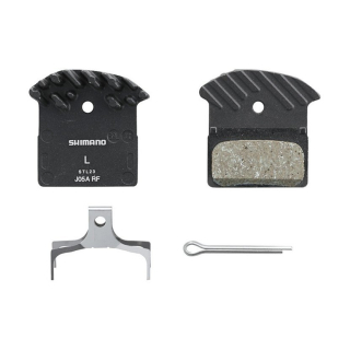 Brzdové desky Shimano J05A BPJ05A, s chladičem, Resin, krabička
