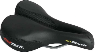 Sedlo Velo-4038 dámské gelové s dírou černé